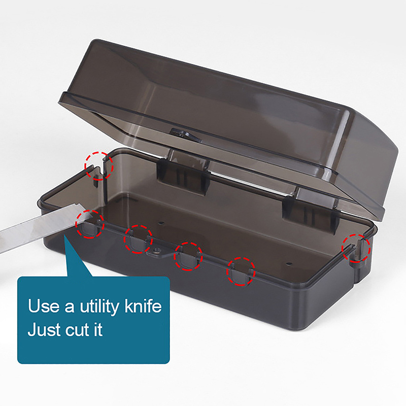 Cajas eléctricas para exteriores, caja de gestión de cables impermeable a prueba de lluvia, caja de enchufe a prueba de clima, Caja impermeable para tablero de cableado
