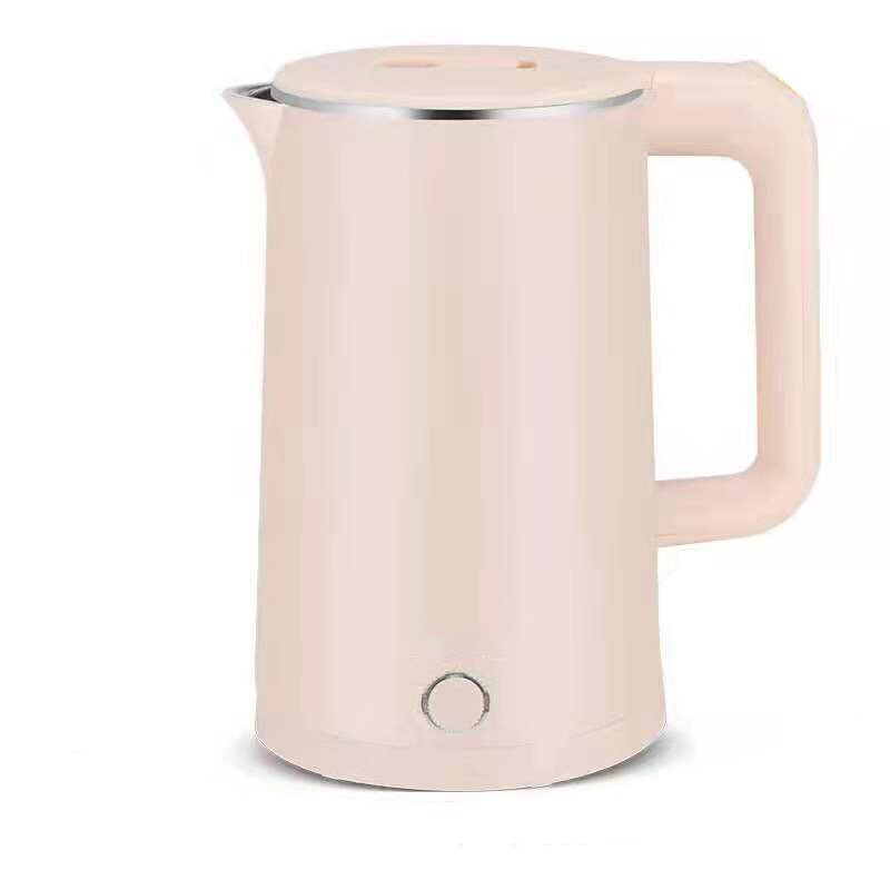Smart Knop Automatische Power-Off Ketel Anti-Droge Verwarming Isolatie 2.3L Waterkoker Roestvrij Staal Water Huishouden Ketel: Roze