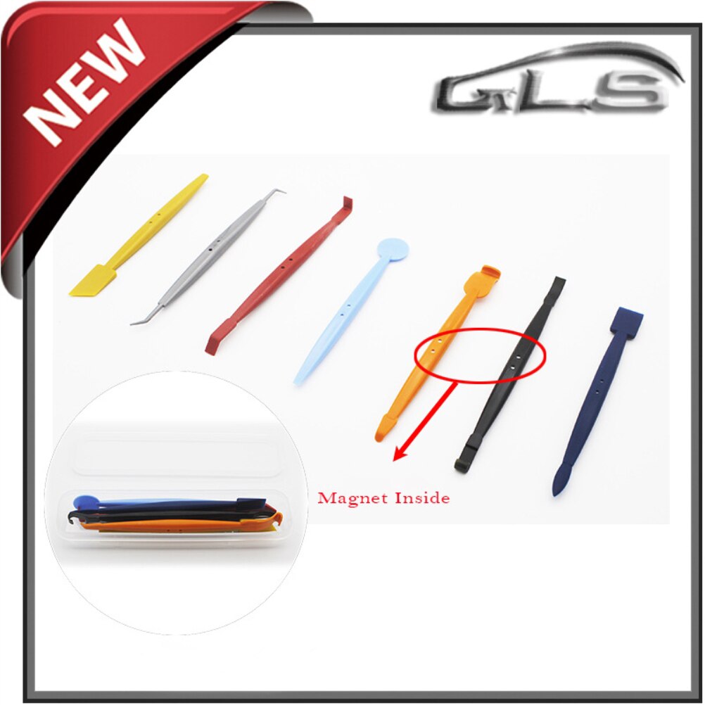 Car Vinyl Wrap Window Tint Film Tool Squeegee Scraper Tool Car Sticker Installation Kit for Auto Film Sticking Edge-closing Tool