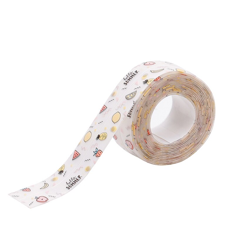 1 Roll Sealing Tape Waterproof Tape PVC Acrylic Material Kitchen Bathroom Wall Adhesive Crack Repair Tape 320cm L23