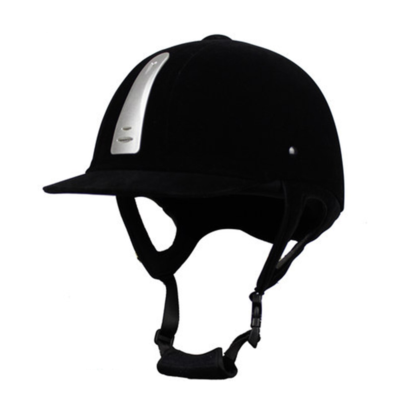 Chapeau d&#39;équitation confortable pour hommes et femmes, Anti-Impact, doublure en velours, casque d&#39;équitation, circonférence de tête réglable, Sports de plein air: A 60cm