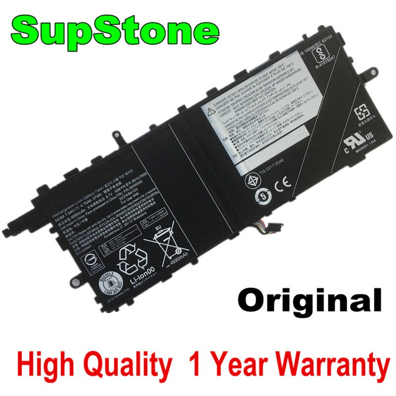 SupStone Genuine OEM 00HW045 00HW046 battery For Lenovo ThinkPad X1 Tablet 20GGA00F00 20GGA00N00 SB10J78993 SB10J78994 laptop