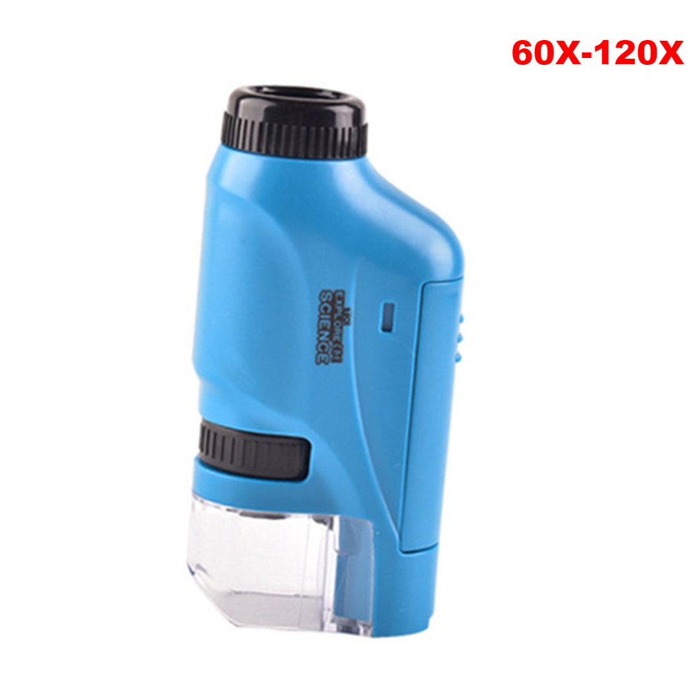 Microscopio Electrónico con lupa para niños, cámara de 200 megapíxeles, juguetes científicos educativos con 8 luces LED, función de foto y Video, 1000x: Naranja