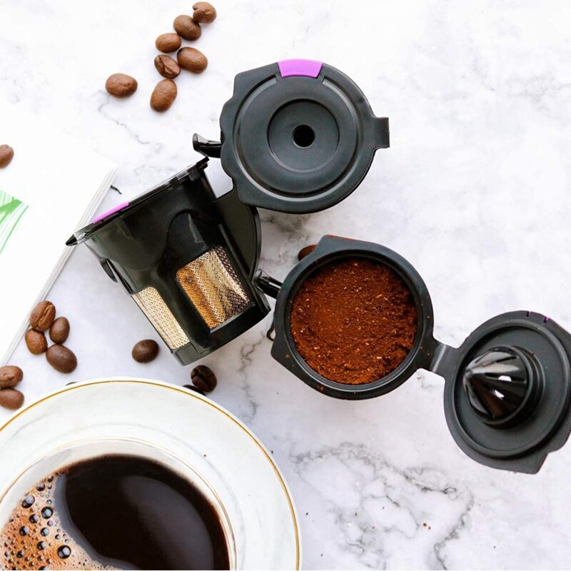 Single Reusable Coffee Filter Coffee Capsules K Carafe Pods for Keurig 2.0 Coffee Brewer