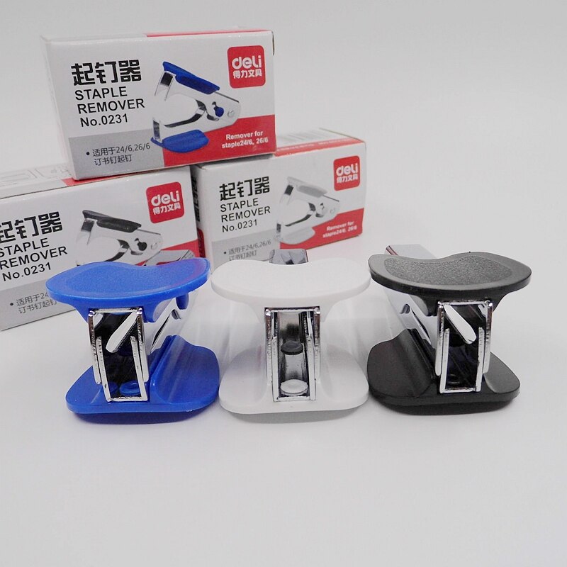 [deli]  (4 kpl/erä) koulutoimiston sidontatarvikkeet metalliniittien poistoaine niittien käyttö 24/6 26/6 no.0231