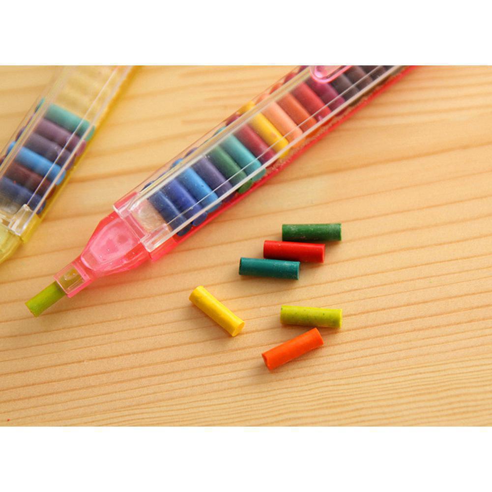 20Colors Non-toxic Crayon Set for Kids Students Drawing Painting School Supplies