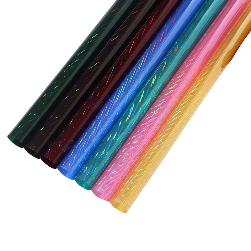 15 stk./parti macaron farvet indpakningspapir cellofan vandtæt blomsteremballagemateriale gennemsigtig indpakningspapir