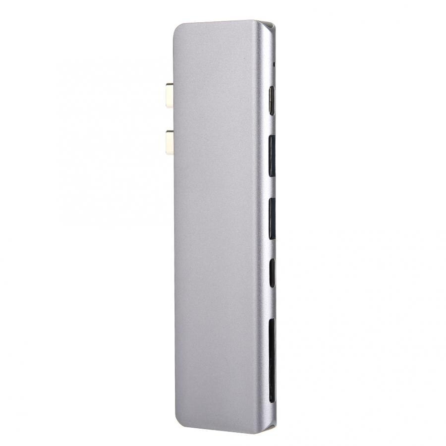 rfid reader 7-in-2 USB-C Hub 2 USB3.0 PD Charging USB C/F TF Memory Card Reader Adapter PD Charging Hub