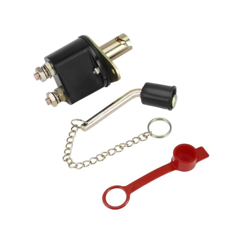 Battery Isolator Switch Cut off Heavy Duty Power Kill With Metal Key 12v 200a 04 metal