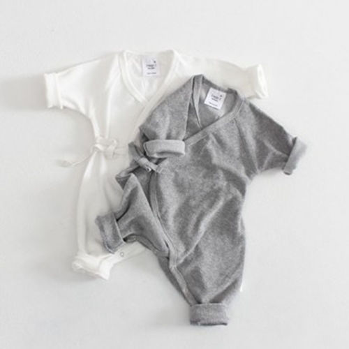 Pudcoco Infant One Piece Clothing Newborn Kids Baby Boys Girls Infant 3D Wing Long Sleeve V neck Romper Jumpsuit Clothes Outfits