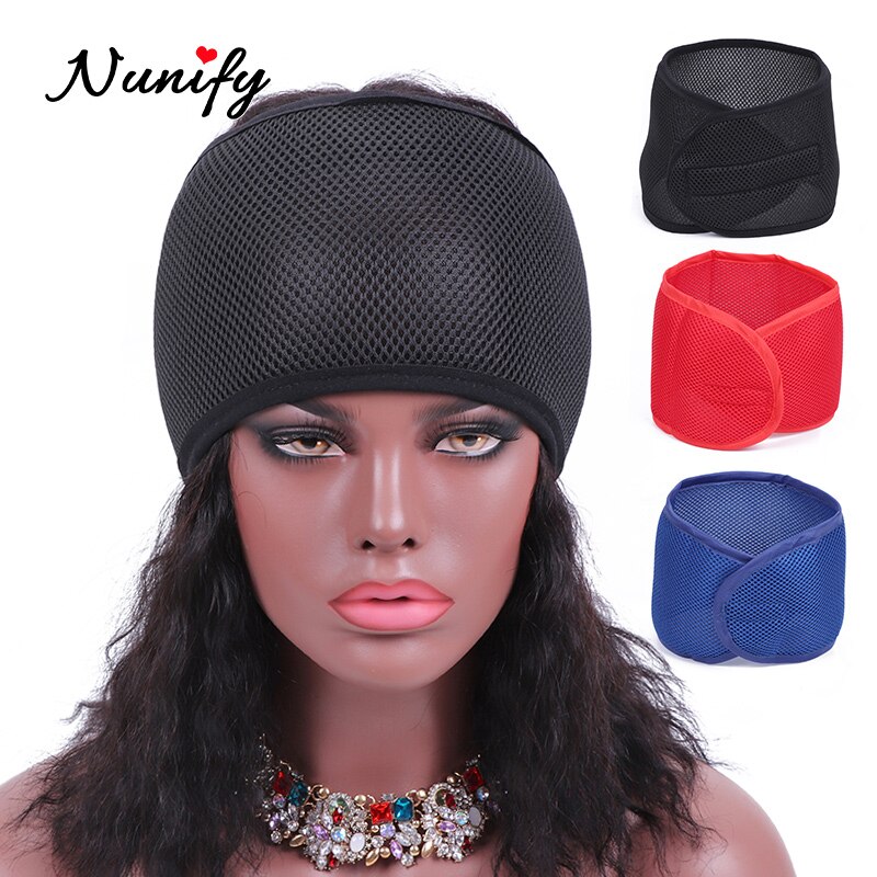 Nunify U Part Wig Cap Hair Net Elastic For Making Mesh Cap Swiss Lace Black Spandex Easier Sew Hair Stretchable Weaving Cap