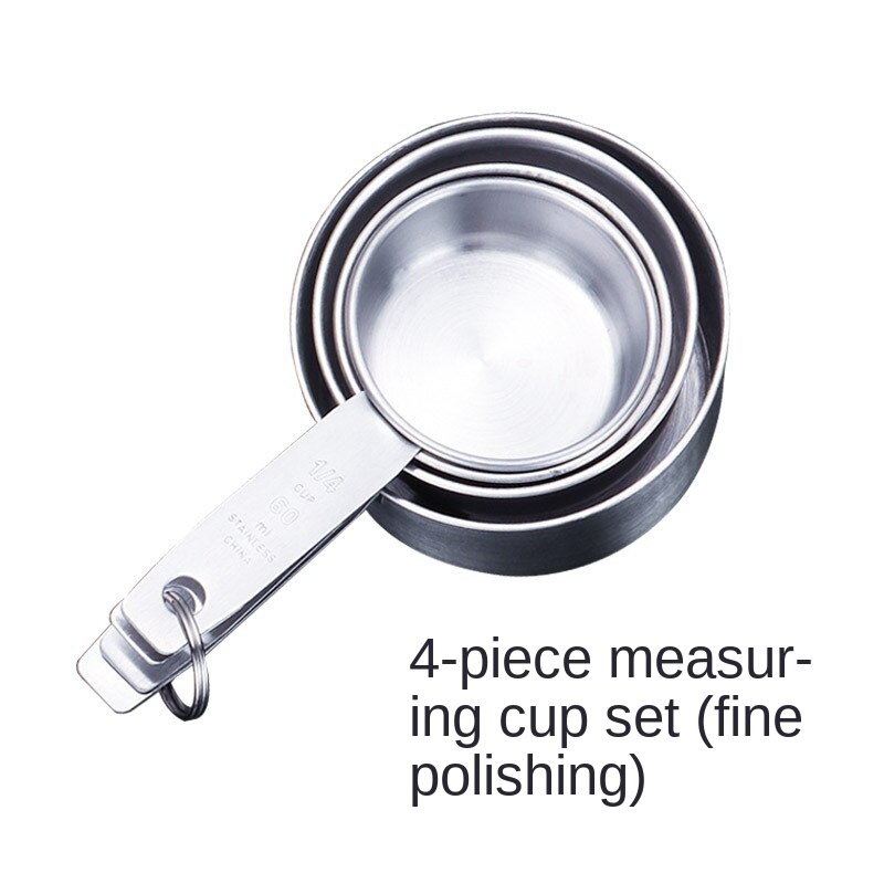 Measuring Cups And Measuring Spoon Premium Stackable Kitchen Measuring Spoon Set Stainless Steel Measuring Cups and Spoons SetWF: B