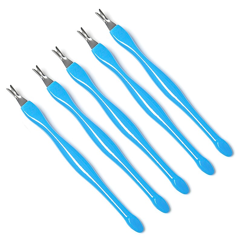 5PCS Nail Cuticle Scissors Stainless Steel Manicure Pedicure Tools Golden/Silver/Rainbow Dead Skin Scissor Nipper Clipper Tool: SQ16691