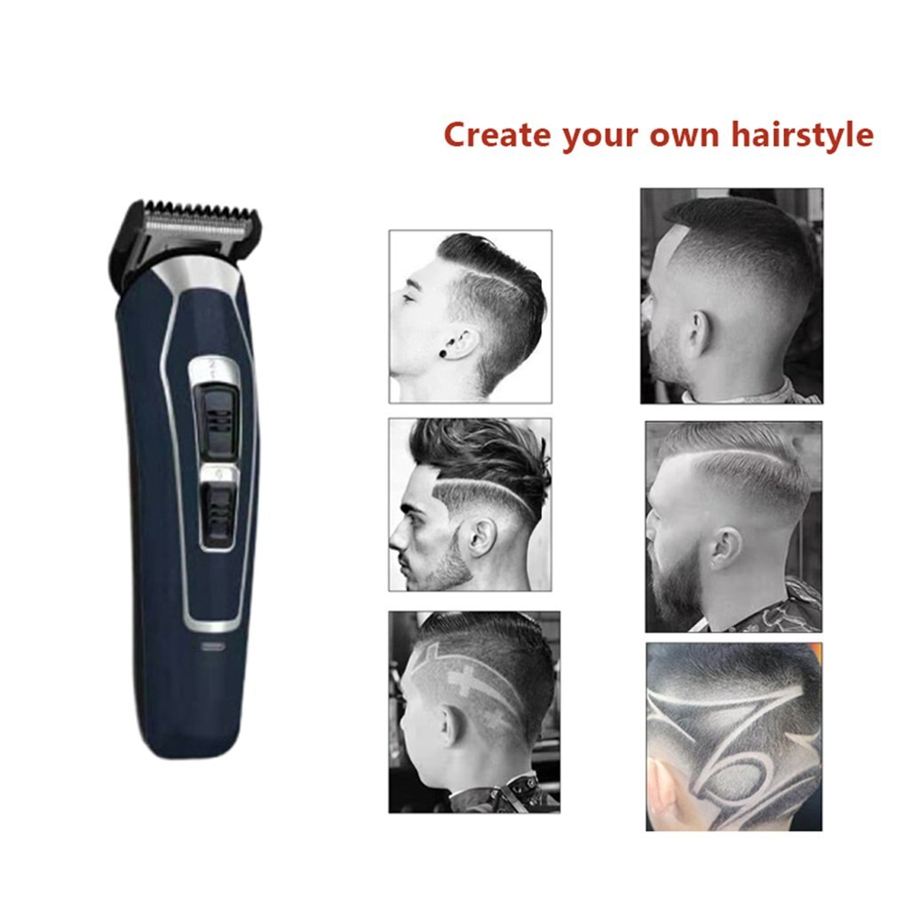 Elektrische tondeuse, oplaadbare, geluidsarme tondeuse, tondeuse, baardscheerapparaat, trimapparaat voor mannen, kapper