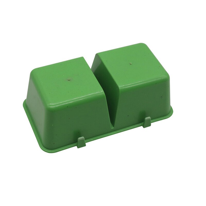 50 stk grønn fugletrau papegøye due trost mops mysteriefugl med to mattrau lengde 9.8cm høyde 3.5cm bredde 5.5cm