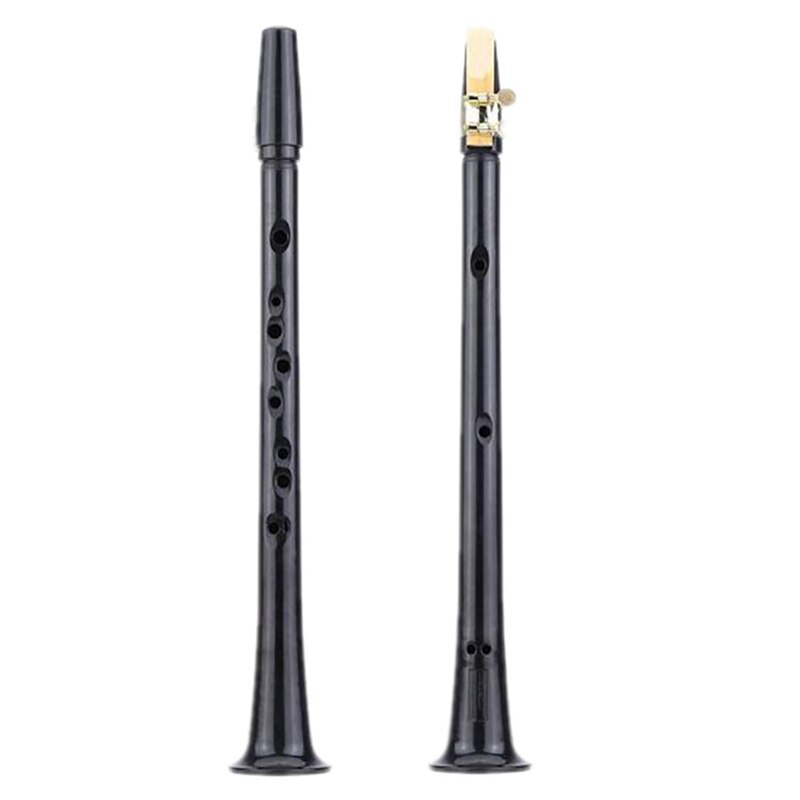 Mini Sax Portable Pocket Sax Pocket Saxphone Beginner Small Sax Little Alto Saxophone Simple Key C Pocket Music Tool Accessories: MP0813BKJ