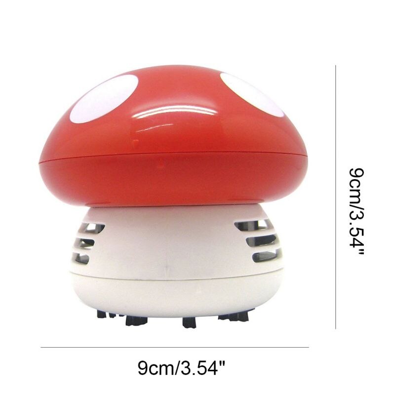 Mini Vacuum Cleaner Cute Mini Mushroom Corner Desk Table Dust Vacuum Cleaner For Car Home Computer Sweeper
