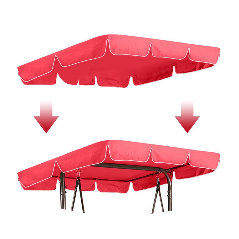 Waterproof Roof Canopy Replacement Swing Chair Awning For Summer Canopy Swings Garden Courtyard Outdoor Swing Chair Hammock