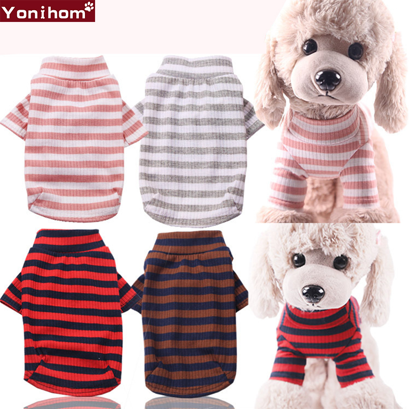 Ropa elástica de algodón para perros ropa de mascotas para verano, Primavera, ropa para perro barata, ropa suave para perros, Chihuahua, ropa para mascotas
