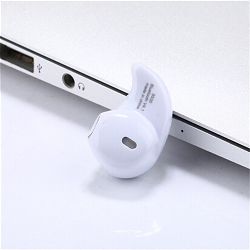 S530 Mini Wireless Bluetooth Kopfhörer in Ohr Sport mit Mic Kopfhörer Kopfhörer Ohrhörer Headset Kopfhörer für iPhone Samsung: White