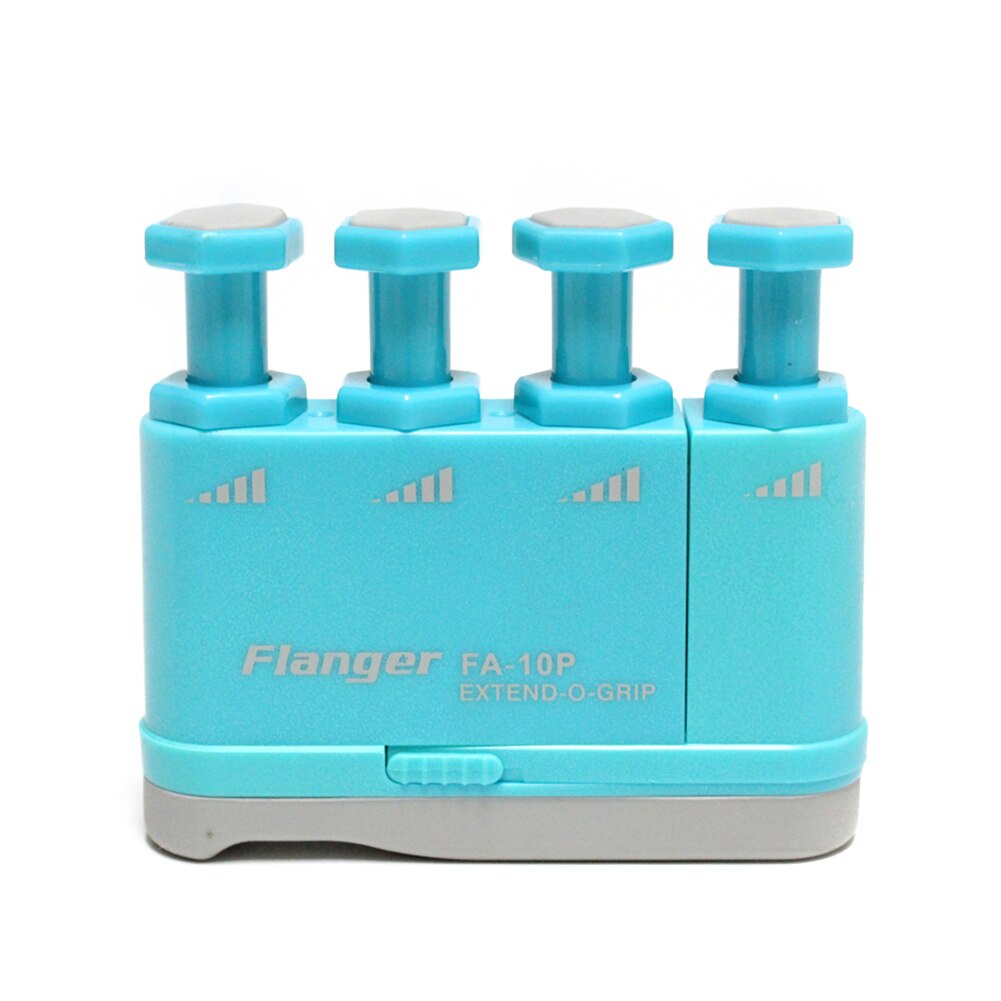 Flanger-ejercitador de dedos para Piano, corrector de dedos para guitarra con agarre de mano, sensibilidad, fuerza, potencia, herramientas de entrenamiento: Azul