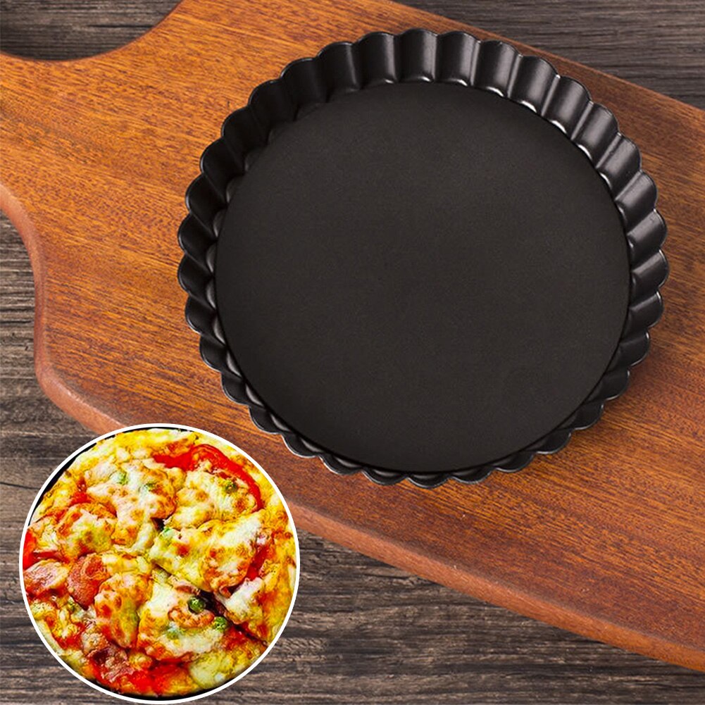 6/8inch Pie Pan Round Non Stick Baking Removable Bottom Kitchen Tool Alluminum Alloy Tart For Pizza Cake Bakeware