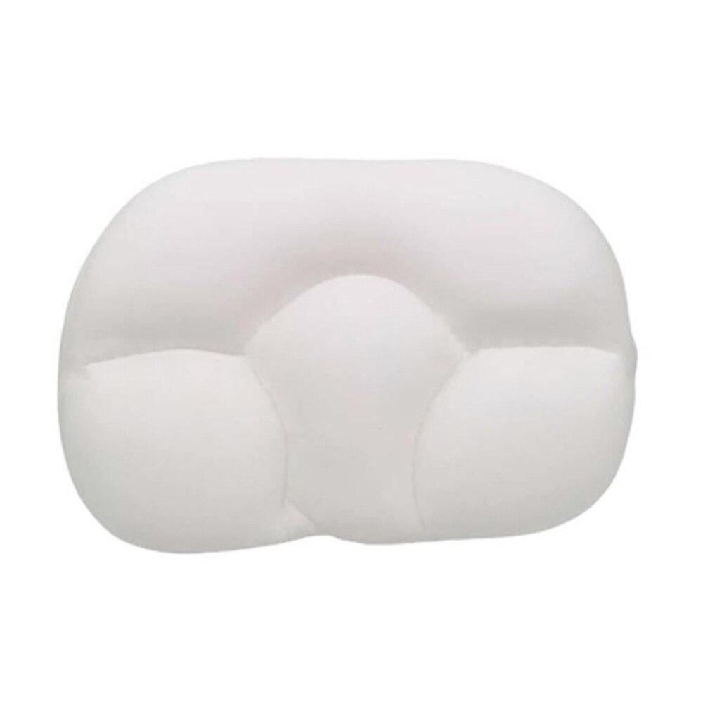 Oreiller 3D nuage à mémoire de forme, oreiller en boule de coton à particules, oreiller 3D pour le cou, sommeil profond, oreiller à décompression d'air Œuf: White