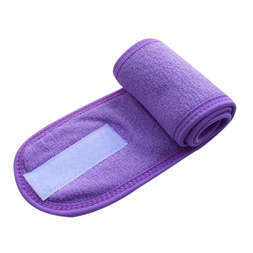 Verstelbare Brede Haarband Facial Hydrotherapie Hoofddoek Make Bad Handdoek Sport Hoofddoek Voor Vrouwen Accessoires Solid Hoofddeksels: E-headband