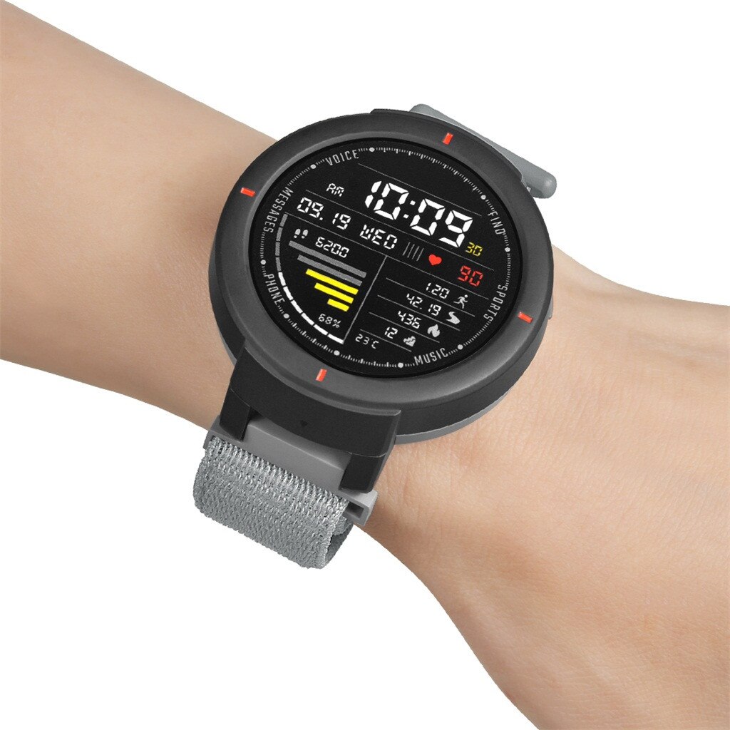 Correa de Nylon de repuesto para relojes inteligentes Huami Amazfit Verge, correa de muñeca deportiva, fácil de instalar