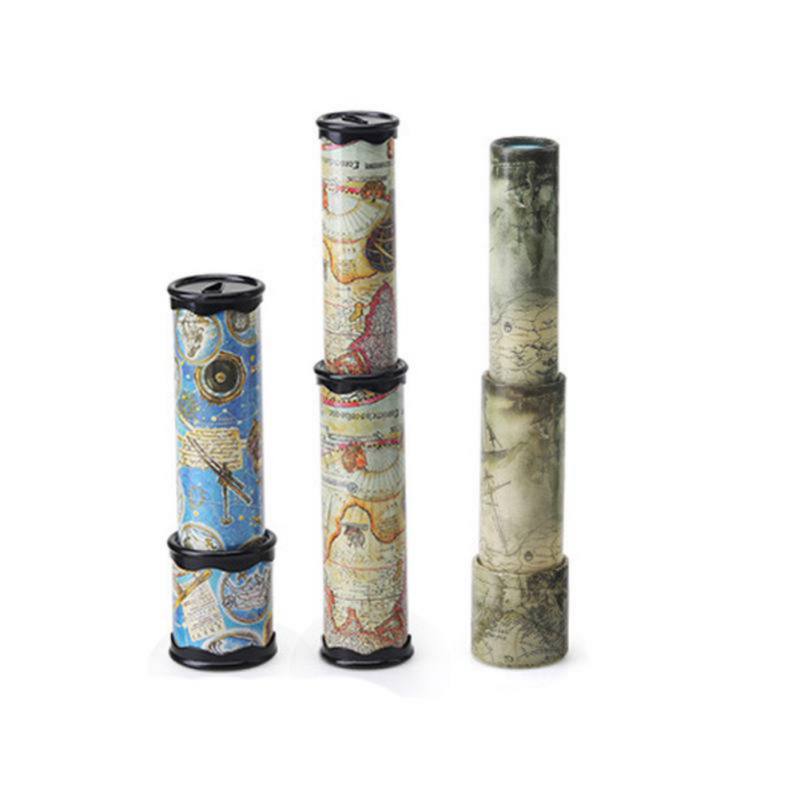 30 cm grote roterende caleidoscoop magic magic bloem buis met papier kinderen kleuterschool speelgoed kleur willekeurige