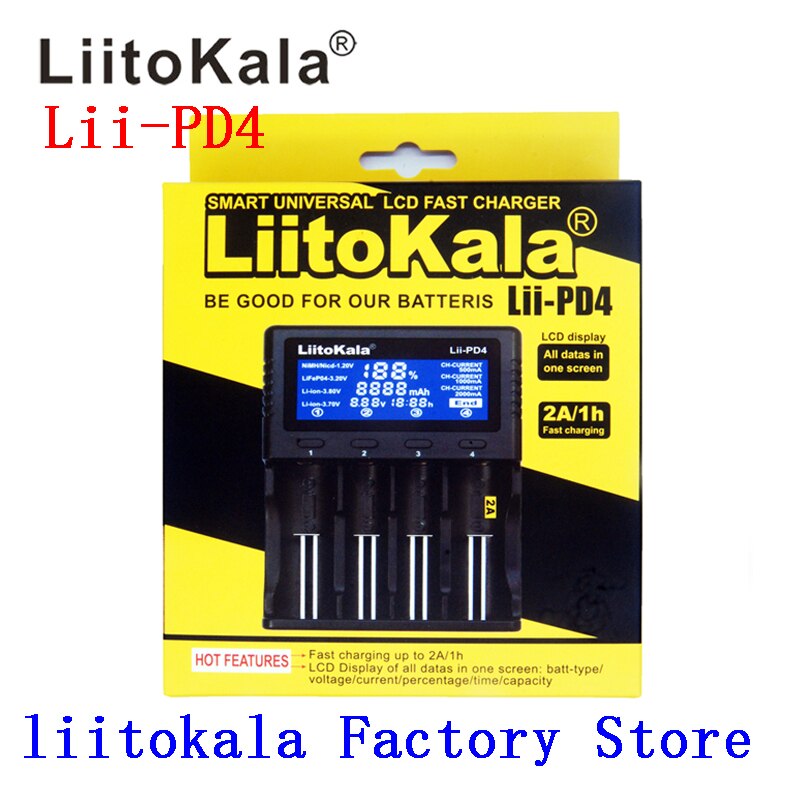 LiitoKala Lii-100B lii100 lii202 lii402 lii500 lii600 lii-500s Battery Charger