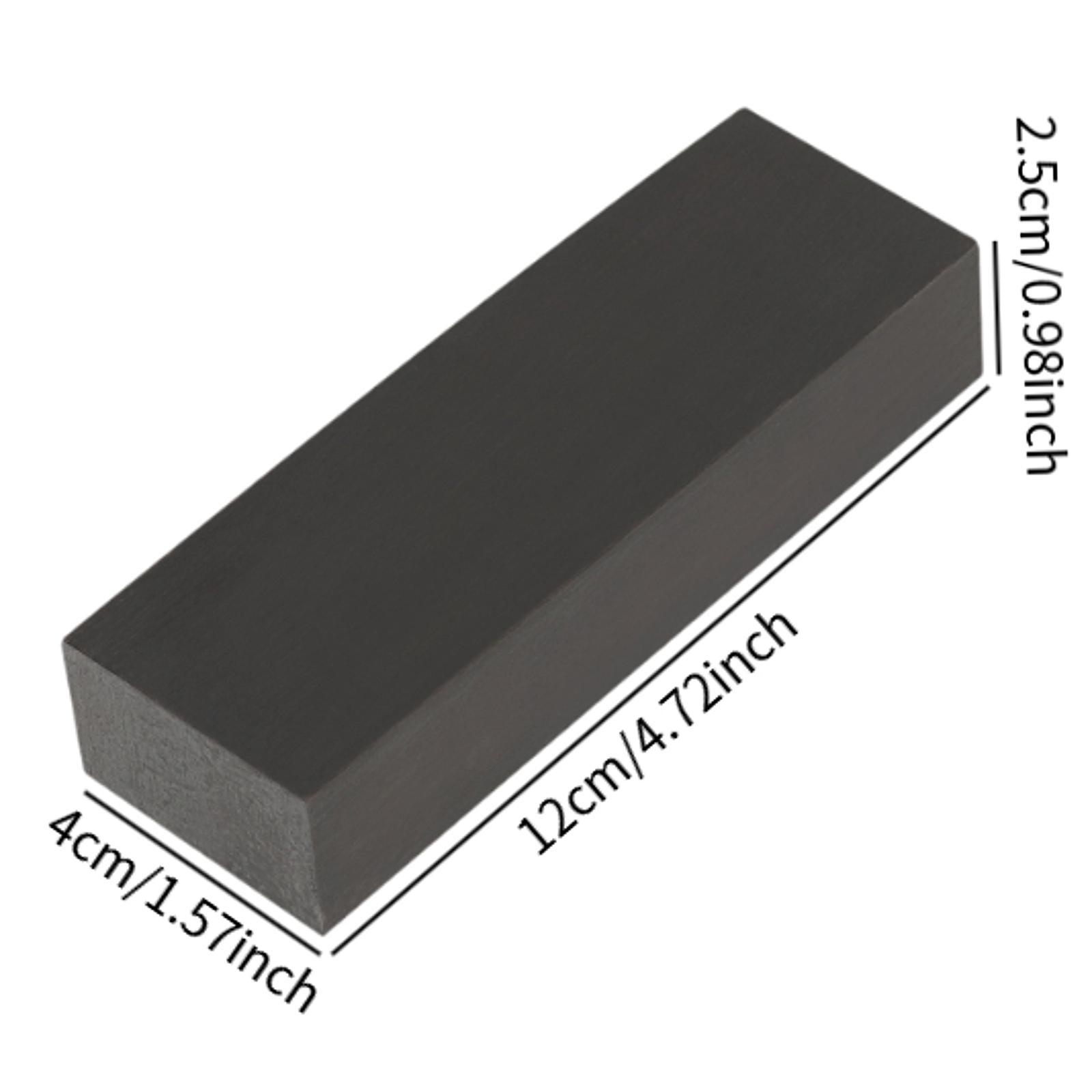 Bois d'ébène noir, bois d'ébène noir, matériel artisanal vierge en bois pour outils