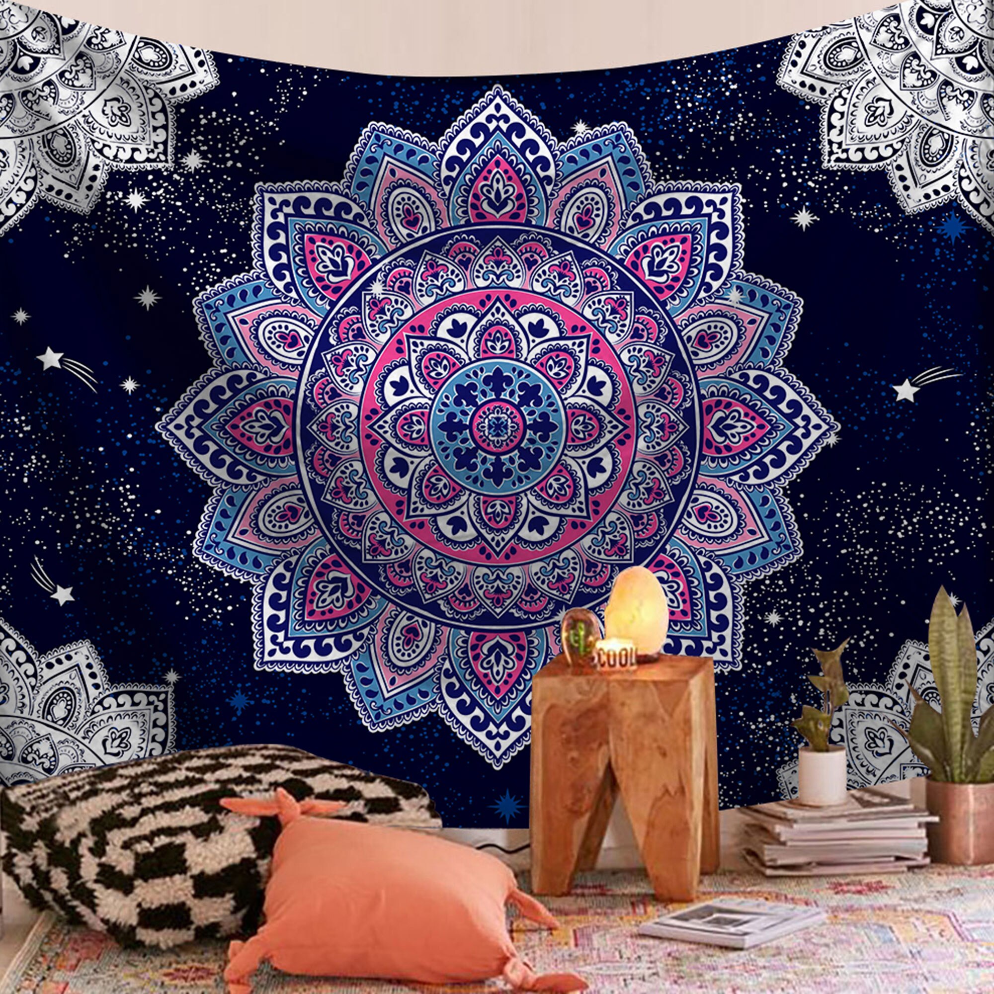Mandala Tapestry Wall Hanging Bohemian Spiritual Tapestry Indian Hippie Wall Carpet Hanging Decor for Room D\\u00e9cor