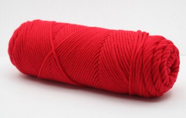 Fil de soie naturel doux, 500 g/lot, fil épais pour tricoter, laine bébé, crochet, écharpe, pull, fil de tissage,: 10 red