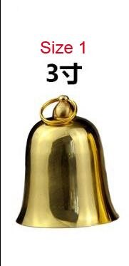 Gammel kejser kobber klokker buddhisme møbleringsartikler percussion vægur ur buddhist gylden sort klokke: Guld størrelse 1