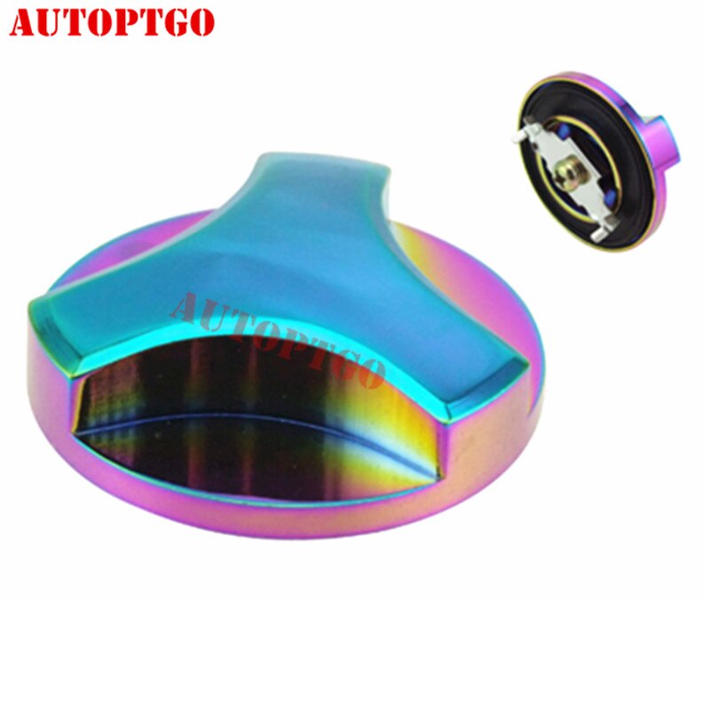 Car Racing Engine Lock Style Valve Tank Oil Filler Cap Cover For Mitsubishi Lancer ASX Eclipse Pajero EVO L300 L200 Ralliart: Colorful