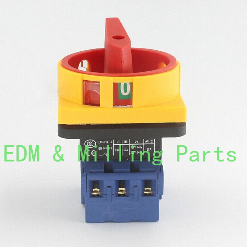 CNC Universal Load Break Switch/ Power Off Switch LW30-32A Rotary Cam Switch For GLD11 JFD11 SFD11