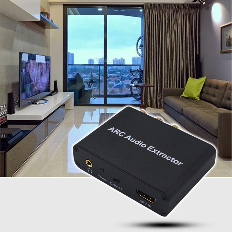 HDMI 1.4 Cable - Aluminum Audio Adapter - Digital to Analog Converter - for Multimedia