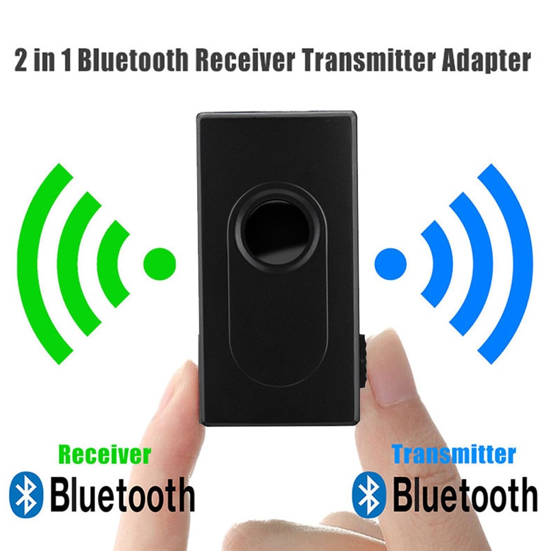 Bluetooth sändare och mottagare , 2- i -1 trådlös 3.5mm adapter låg latens , 2 enheter samtidigt, för tv/hemljudsystem