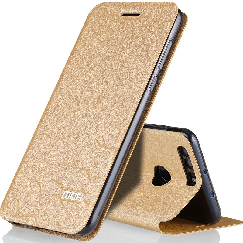 Flip Case Voor Huawei Honor 8 Case Stand Lederen Originele Pu Antiklopmiddelen Honor 8 Cover Smart Terug Fundas Silicon Honor8 coque Capa