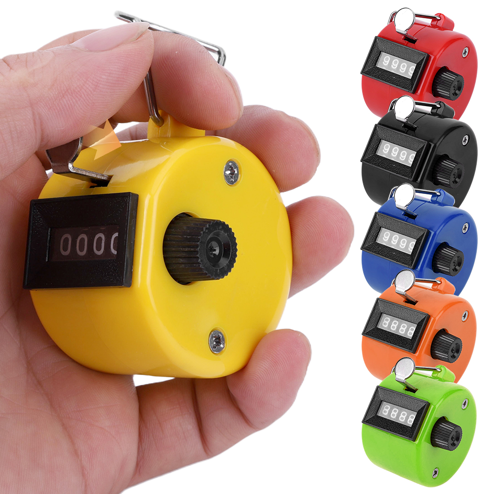 4-Digit Number Count Clicker Counter Number Counter Golf Counter for Counting Knitting Coaching Golf Fishing