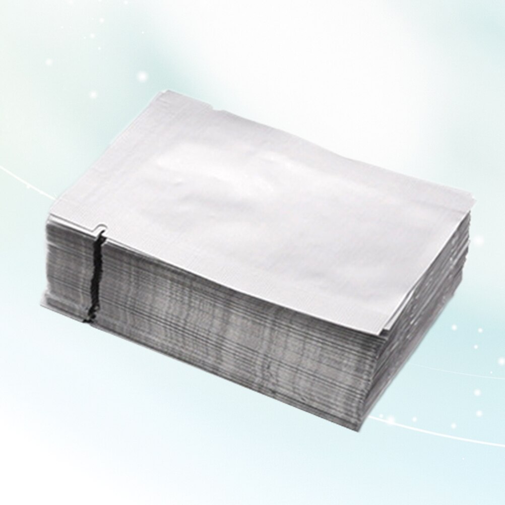 Sac en Mylar avec feuille d&#39;aluminium, 100 pièces, thermoscelleuse sous vide, emballage de stockage des aliments: 5x7cm