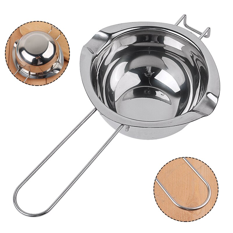 400ml DIY Candle Stainless Melting Pot Soap Chocolate Butter Melting Pot Boiler Handmade Tool Kitchen Cooking