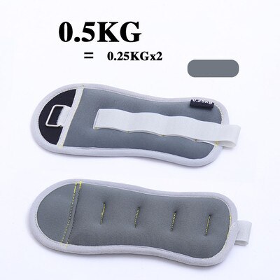 0.5kg/pair Adjustable Leg Ankle Weights Straps Strength Training Exercise Fitness Equipment For Running Basketball Football