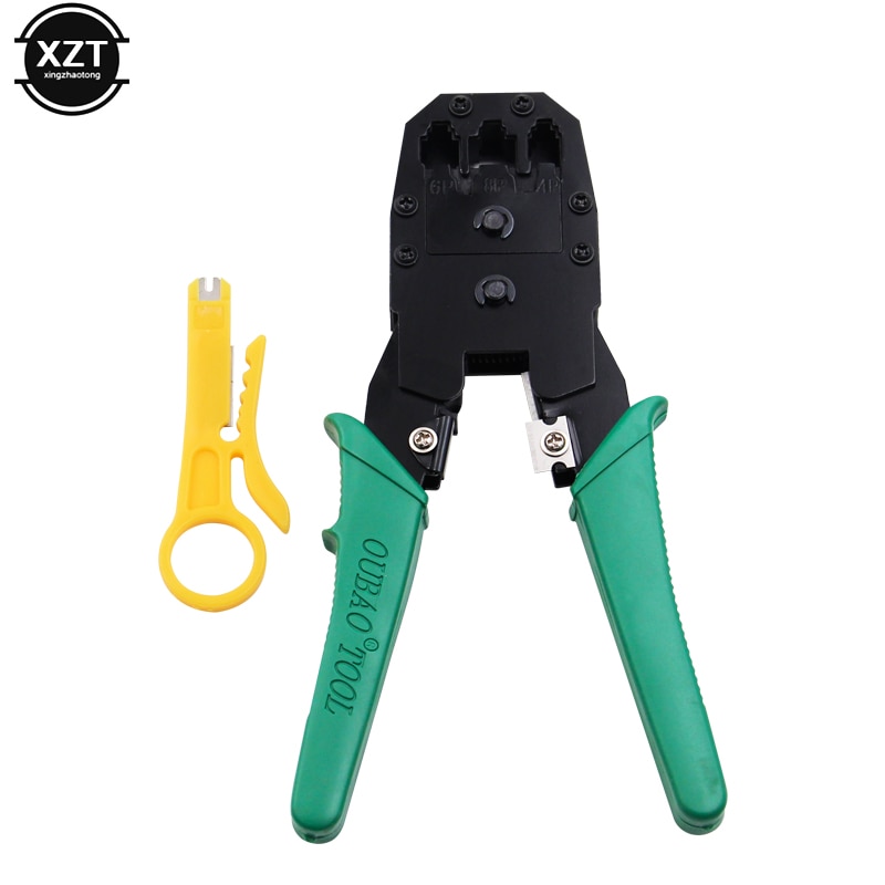 Ethernet RJ45 Crimper Stripper Network Cable Cutting Tool Plier Kits utp Tester RJ11 RJ12 Cat5 Cat5e Connector 8P6P4P