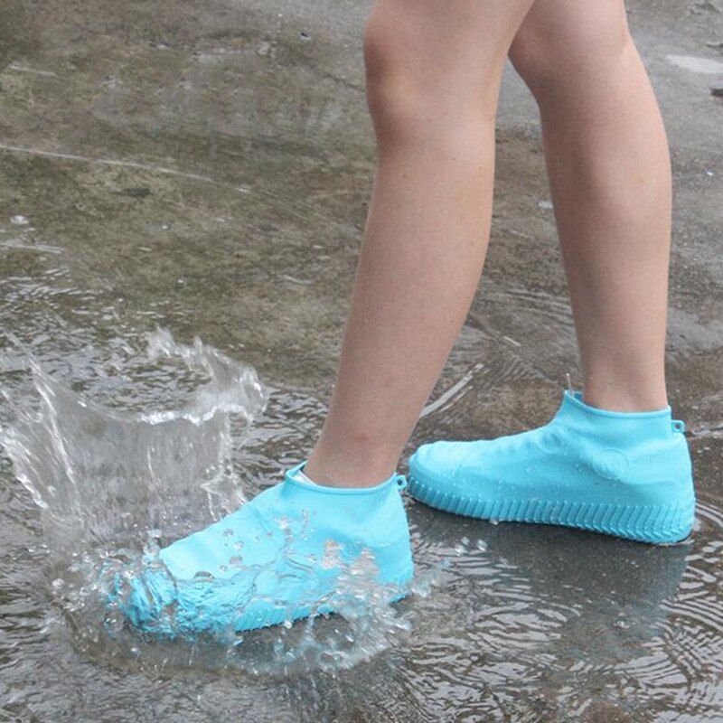 Herbruikbare Waterdichte Schoen Covers Fietsen Regen Overschoenen Siliconen Elastische Schoenen Cover Bescherm Unisex Schoenen Accessoires Dust Covers