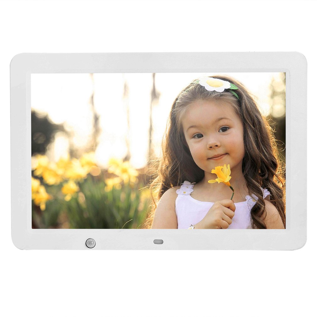 12 inch HD Digital Photo Frame Motion Sensor & 8GB Memory LED Picture Frame with Wireless Remote Control Music MP3 Video MP4