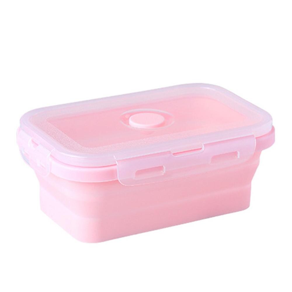 Silicone Lunch Box Collapsible Portable Box Bowl Bento Boxes Folding Food Container 350/500/800/1200ml Eco-Friendly: 2 / 350ml