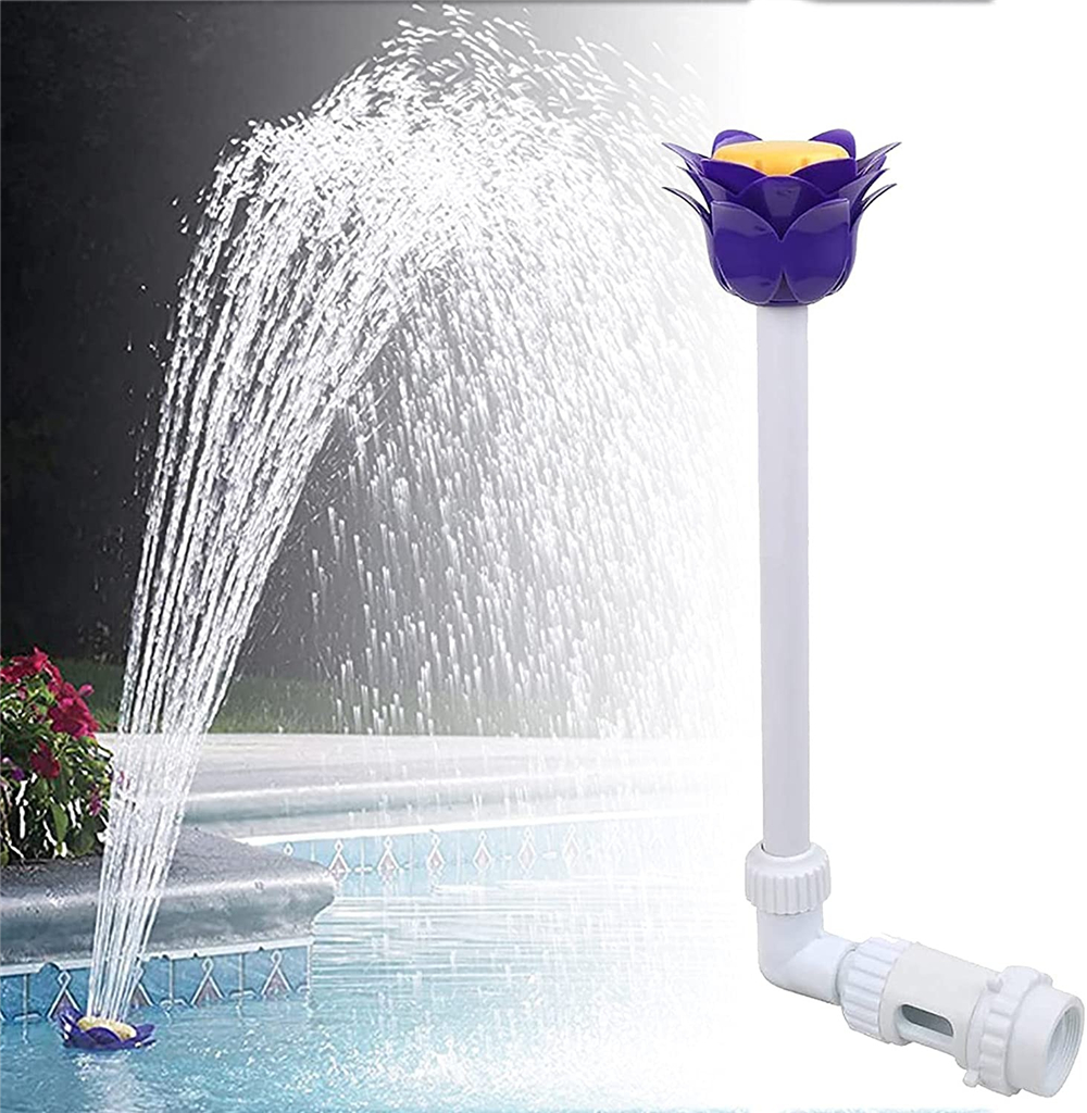 Pool Fountain Fun Water Sprinkler Above In-ground Swimming Pool Waterfalls Spray Pond Swimming Pool Accessories Decor
