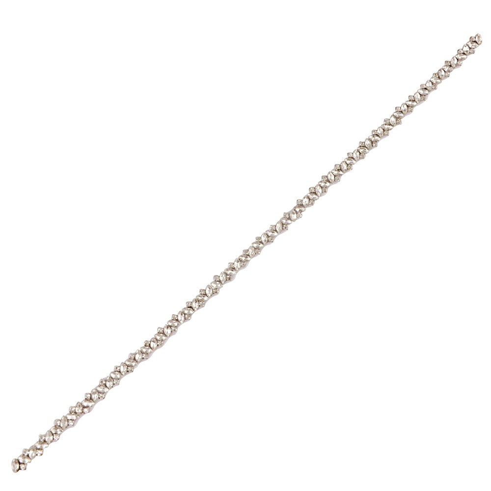 ZMS404 Strass Applique Vrouwen Sash Bruid Accessoires Avondjurken Oosterse Vrouwelijke Riem Voor Trouwjurken Voor Vrouwen: applique
